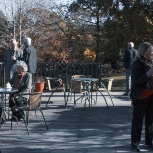 Stringer Catering Lounge outdoor area